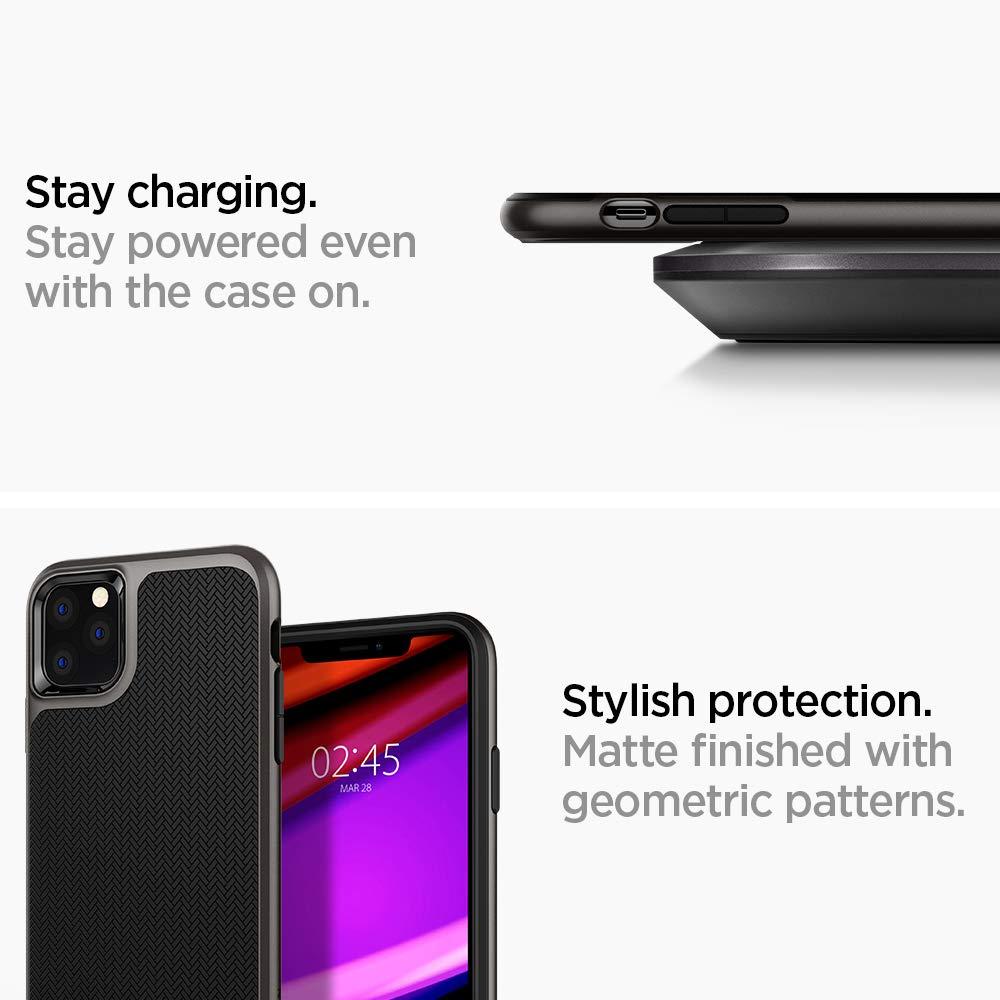 Spigen® Neo Hybrid™ 075CS27145 iPhone 11 Pro Max Case - Gunmetal