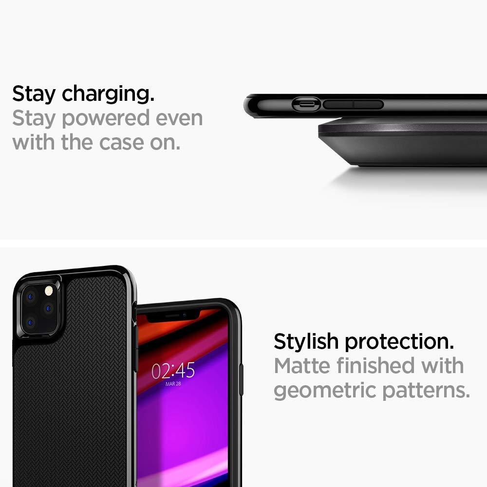 Spigen® Neo Hybrid™ 077CS27244 iPhone 11 Pro Case - Jet Black