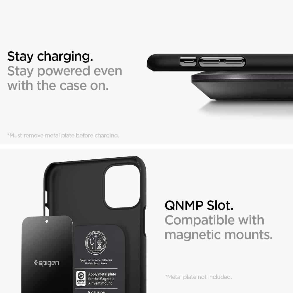 Spigen® Thin Fit™ 075CS27127 iPhone 11 Pro Max Case - Black
