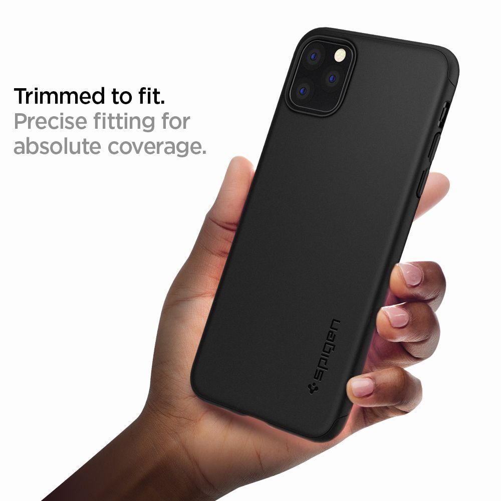 Spigen® Thin Fit Classic™ 075CS27432 iPhone 11 Pro Max Case - Black