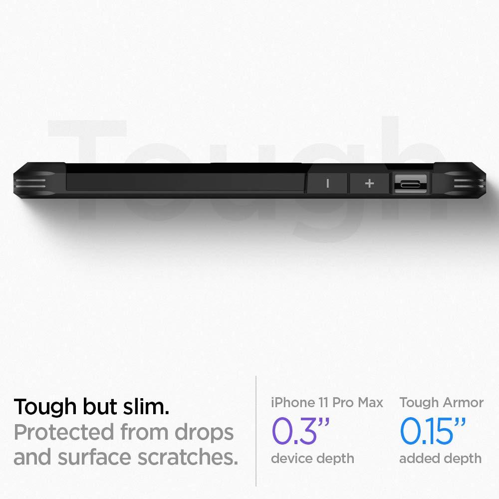 Spigen® Tough Armor™ 075CS27429 iPhone 11 Pro Max Case - Black