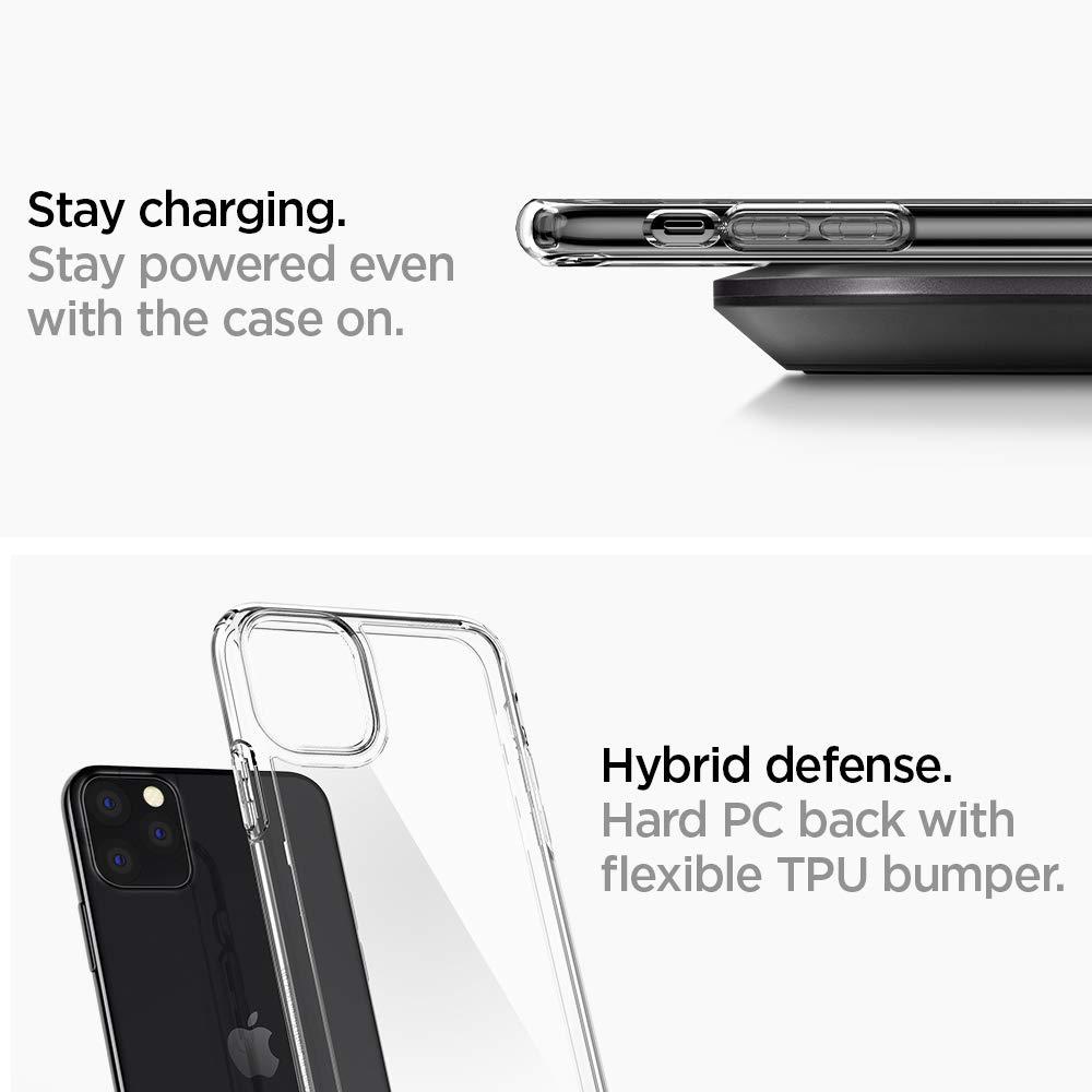 Spigen® Ultra Hybrid S™ 075CS27137 iPhone 11 Pro Max Case - Crystal Clear