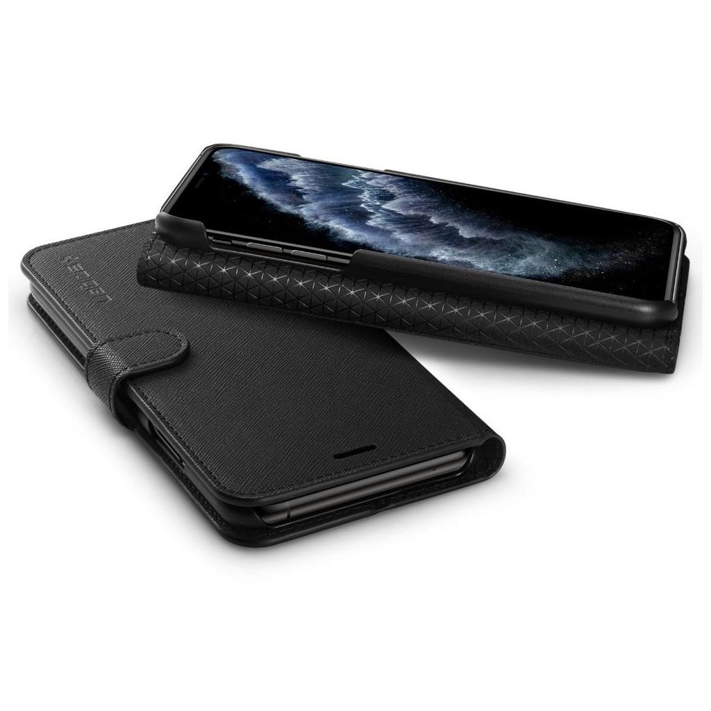 Spigen® Wallet S™ 077CS27247 iPhone 11 Pro Case - Saffiano Black