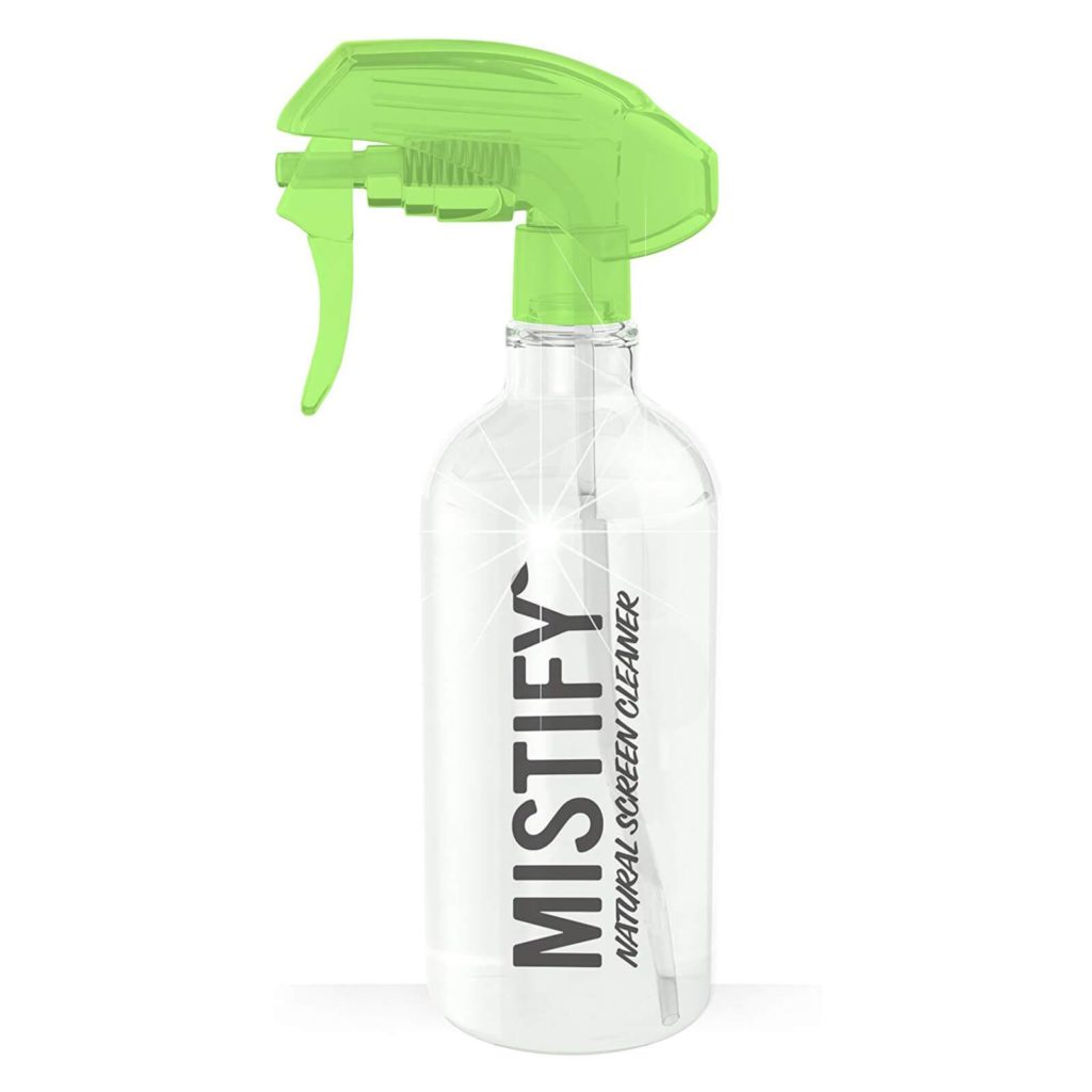 Mistify Natural Anti-Bacterial Screen Cleaner and 3 Microfibre Cloth Pack - 500 ml
