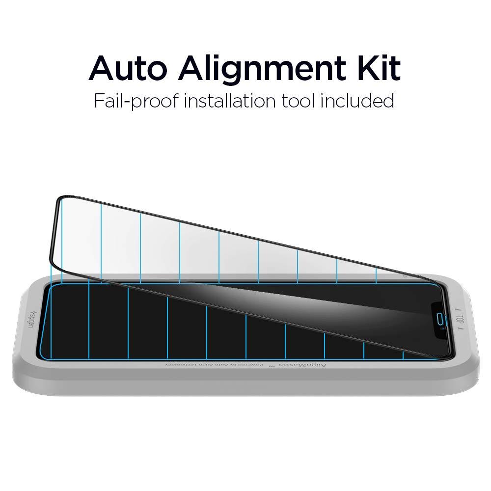 Spigen® GLAS.tR ALIGNmaster™ Full Cover AGL00114 iPhone 11 Pro / XS / X Premium Tempered Glass Screen Protector