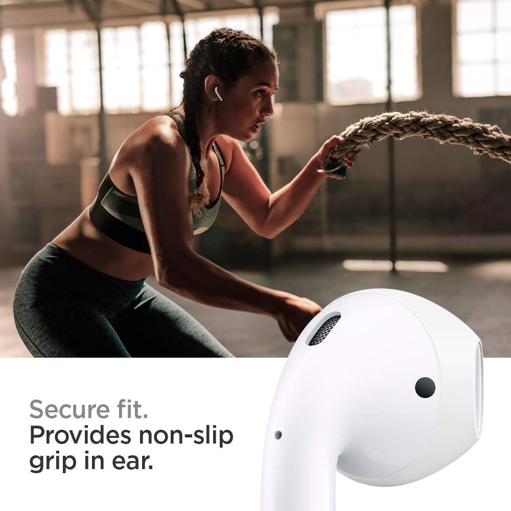 Spigen® RA220 AirPods Ear Tips (Silicone Cover) 066SD26295 Apple AirPods Case - White