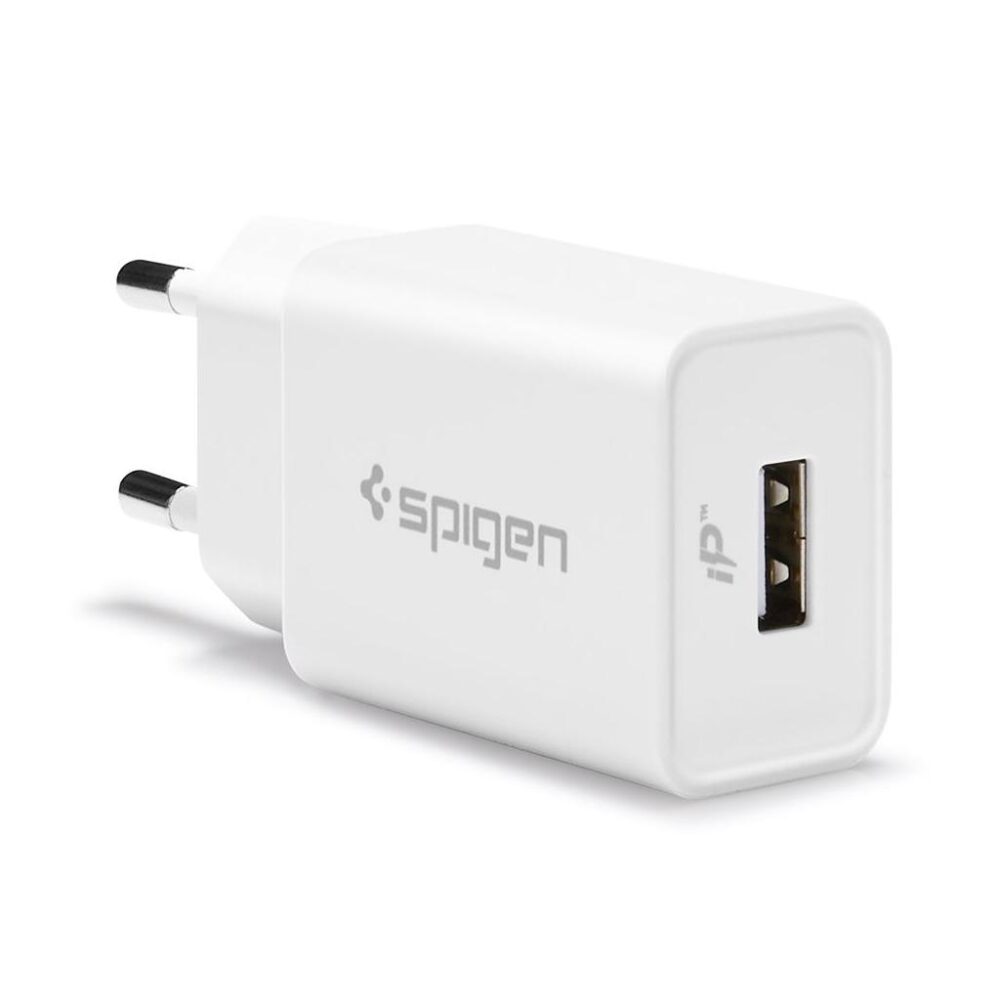 Spigen® Essential® F110 000CA26331 IP2.4 USB Wall Charger - White
