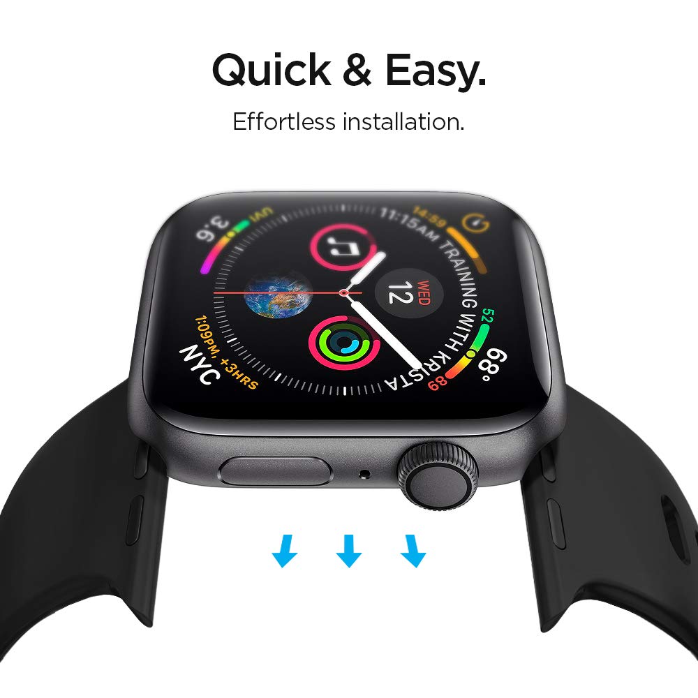 Spigen® Air Fit™ 062MP25400 Apple Watch Series 5 / 4 / 3 / 2 / 1 (44mm / 42mm) Silicone Band - Black