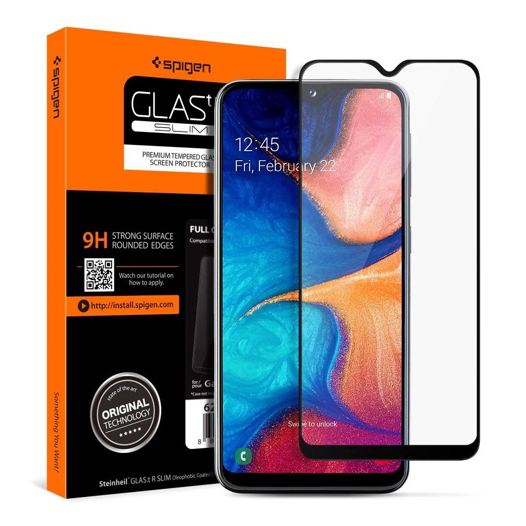 Spigen® GLAS.tR™ Full Cover 624GL27014 Samsung Galaxy A20e / A10e Premium Tempered Glass Screen Protector