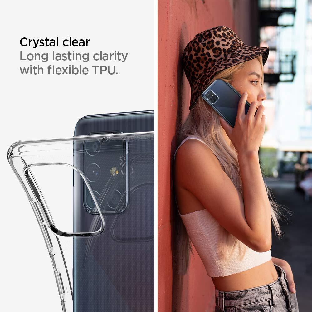 Spigen® Liquid Crystal™ ACS00566 Samsung Galaxy A71 Case - Crystal Clear