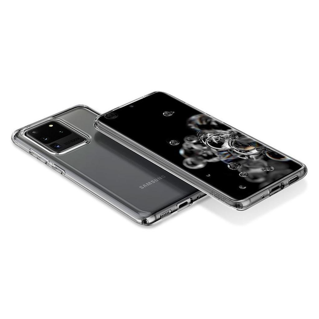 Spigen® Liquid Crystal™ ACS00709 Samsung Galaxy S20 Ultra Case - Crystal Clear
