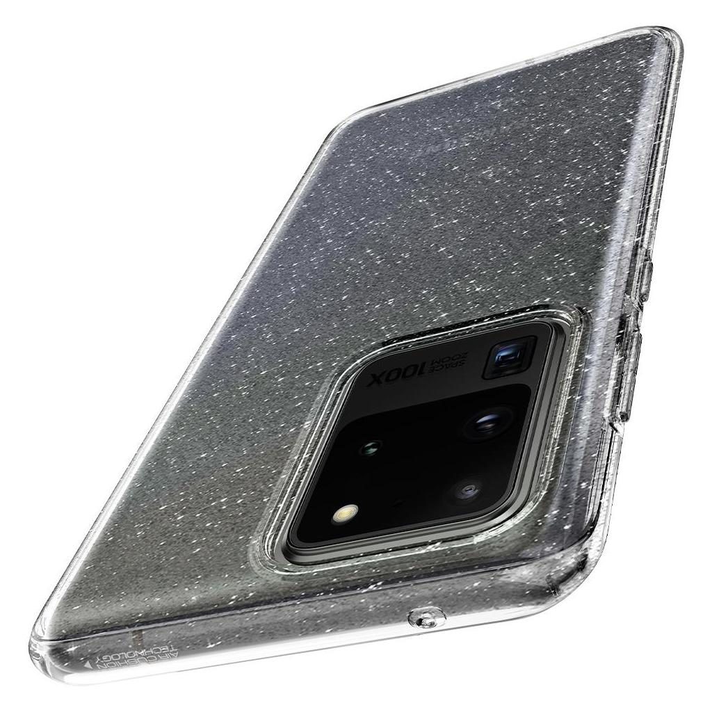 Spigen® Liquid Crystal Glitter™ ACS00710 Samsung Galaxy S20 Ultra Case - Crystal Quartz