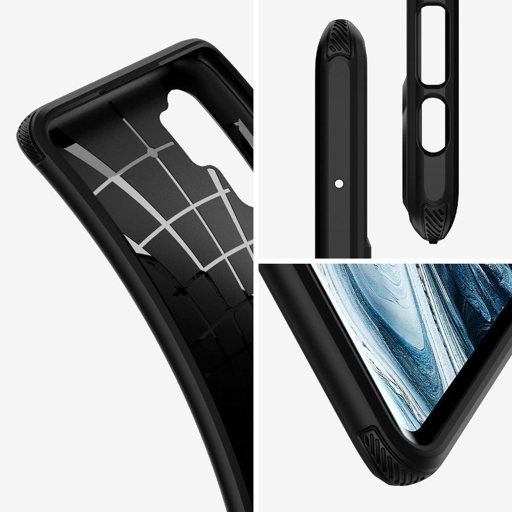 Spigen® Rugged Armor™ ACS00603 Xiaomi Mi Note 10 / Note 10 Pro Case - Matte Black