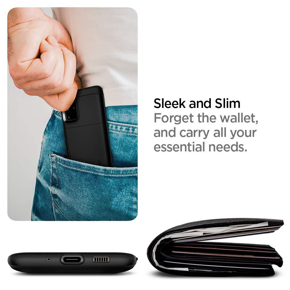 Spigen® Slim Armor™ CS™ ACS00760 Samsung Galaxy S20+ Plus Case - Black