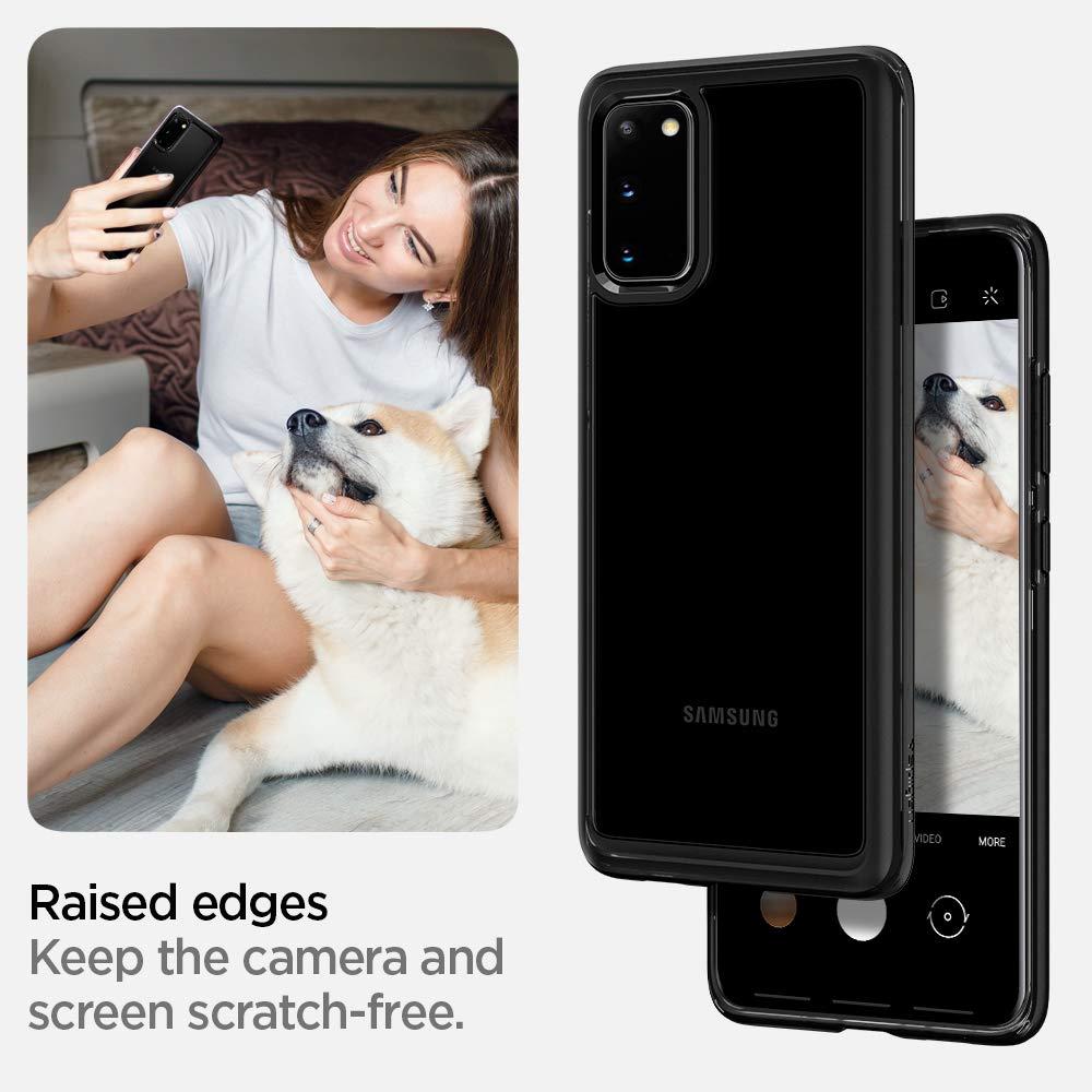 Spigen® Ultra Hybrid™ ACS00756 Samsung Galaxy S20+ Plus Case - Matte Black