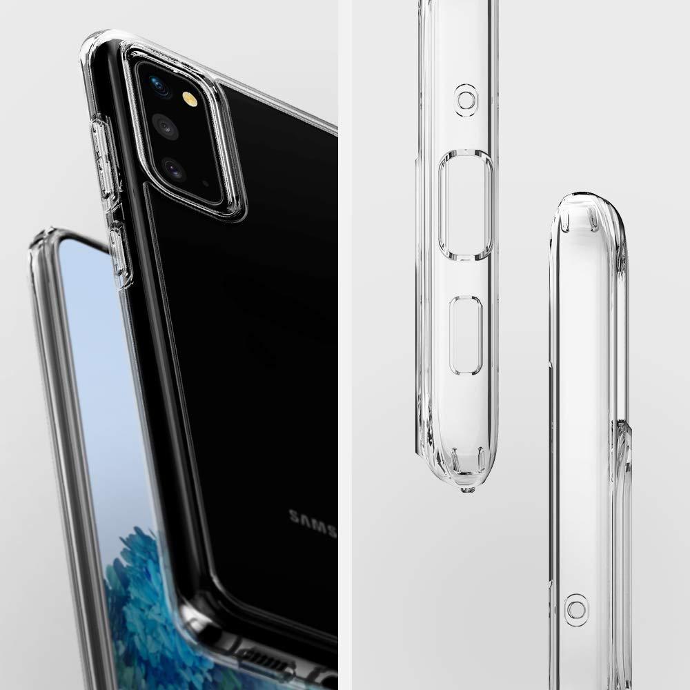 Spigen® Ultra Hybrid™ ACS00792 Samsung Galaxy S20 Case - Crystal Clear