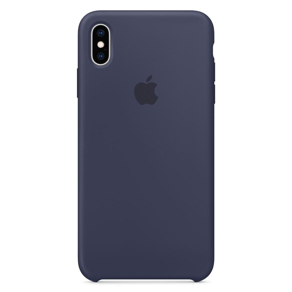 Apple® MRWG2ZM/A iPhone XS Max Silicone Case – Midnight Blue