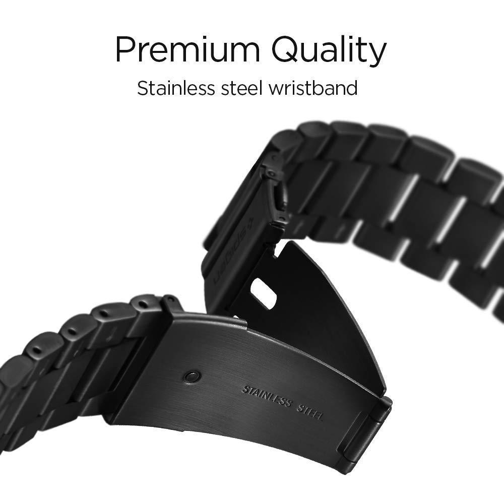 Spigen® Modern Fit™ 600WB24983 Samsung Galaxy Watch (46mm) Stainless Steel Band - Black