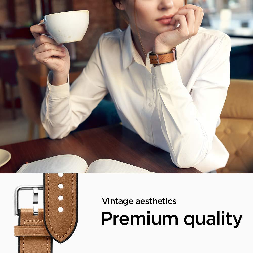 Spigen® Retro Fit™ 061MP25077 Apple Watch Series 5 / 4 / 3 / 2 / 1 (40mm / 38mm) Band - Brown