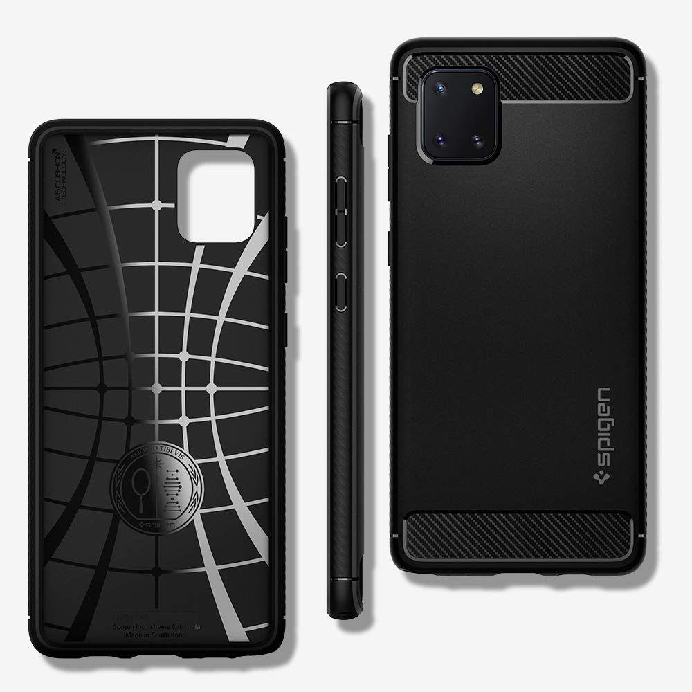 Spigen® Rugged Armor™ ACS00677 Samsung Galaxy Note 10 Lite - Matte Black