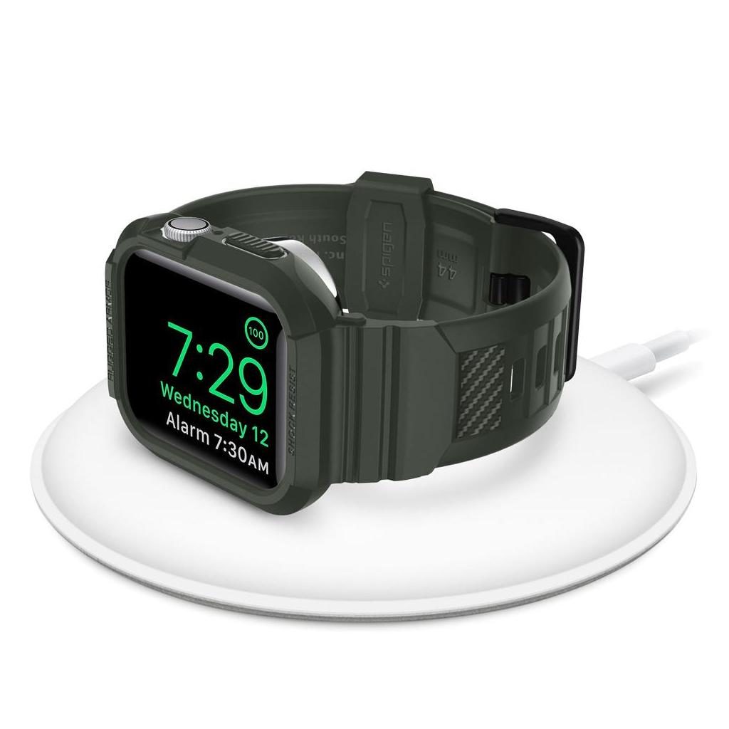 Spigen® Rugged Armor Pro™ 062CS26016 Apple Watch Series 8 / 7 / 6 / SE / 5 / 4 (45mm / 44mm) Case - Military Green