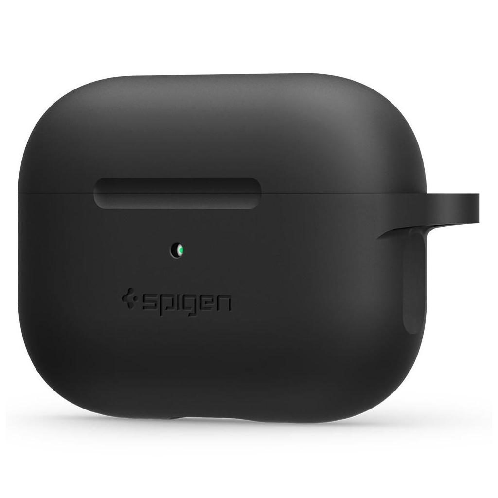Spigen® Silicone Fit ASD00533 Apple Airpods Pro Case - Black