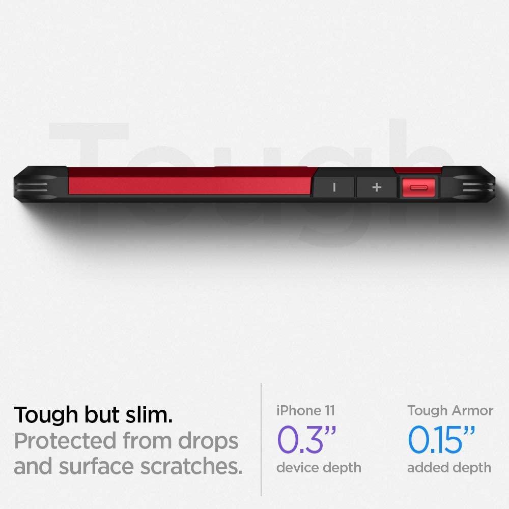 Spigen® Tough Armor™ ACS00408 iPhone 11 Case - Red
