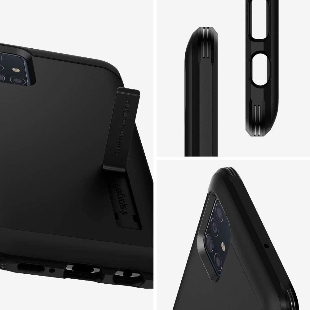Spigen® Tough Armor™ ACS00930 Samsung Galaxy A51 Case – Black
