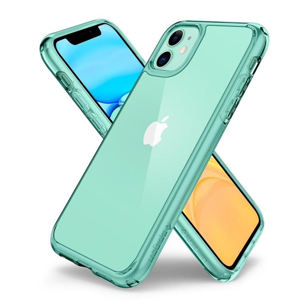 Spigen® Ultra Hybrid™ ACS00406 iPhone 11 Case - Green Crystal