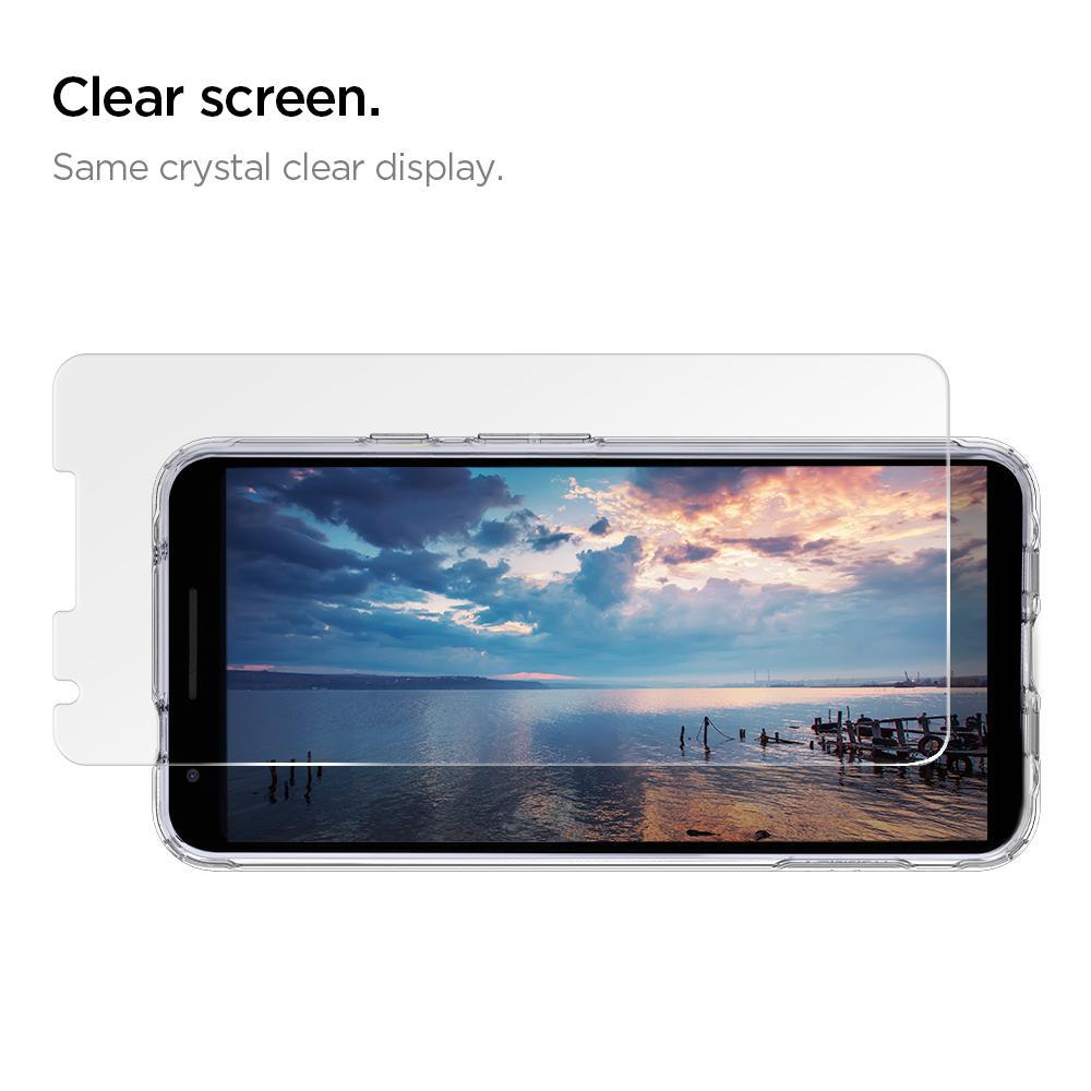 Spigen® (x2Pack) GLAS.tR™ F22GL26443 Google Pixel 3a XL Premium Tempered Glass Screen Protector
