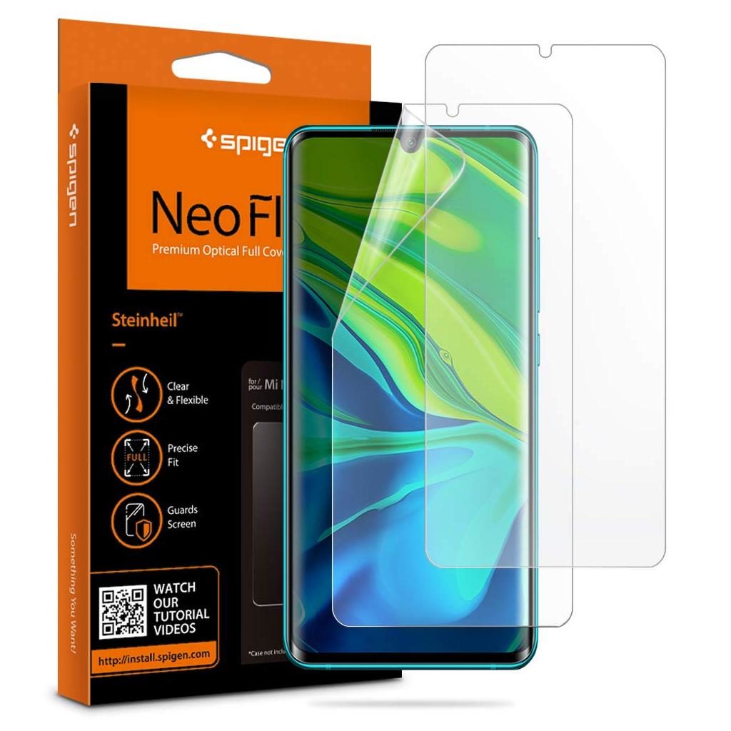 Spigen® (x2Pack) Neo Flex™ HD AFL00852 Xiaomi Mi Note 10 / Note 10 Pro Premium Screen Protector