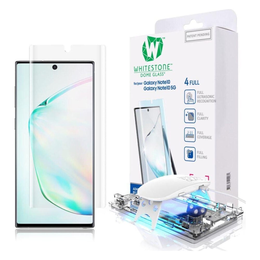 Whitestone™ Dome Glass® Samsung Galaxy Note 10+ Plus Premium Tempered Glass Screen Protector