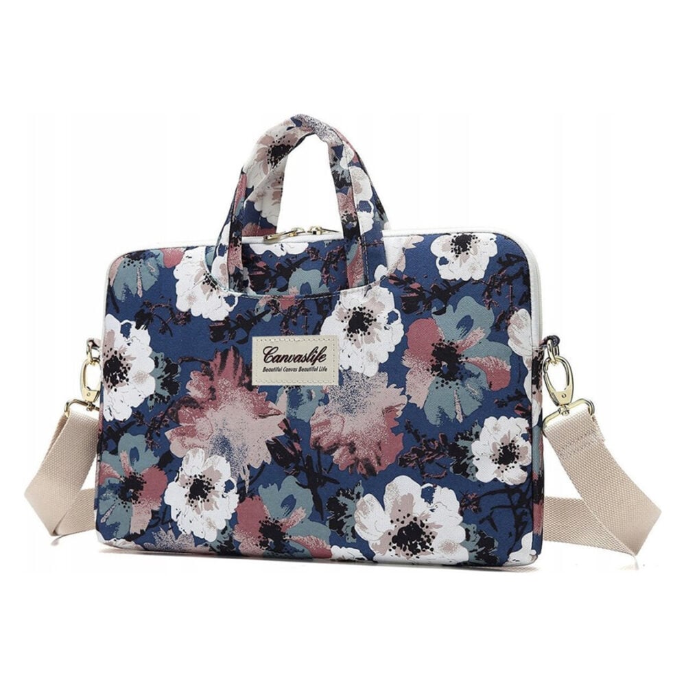 Canvaslife Laptop 16-inch / 15-inch Briefcase - Blue Camellia