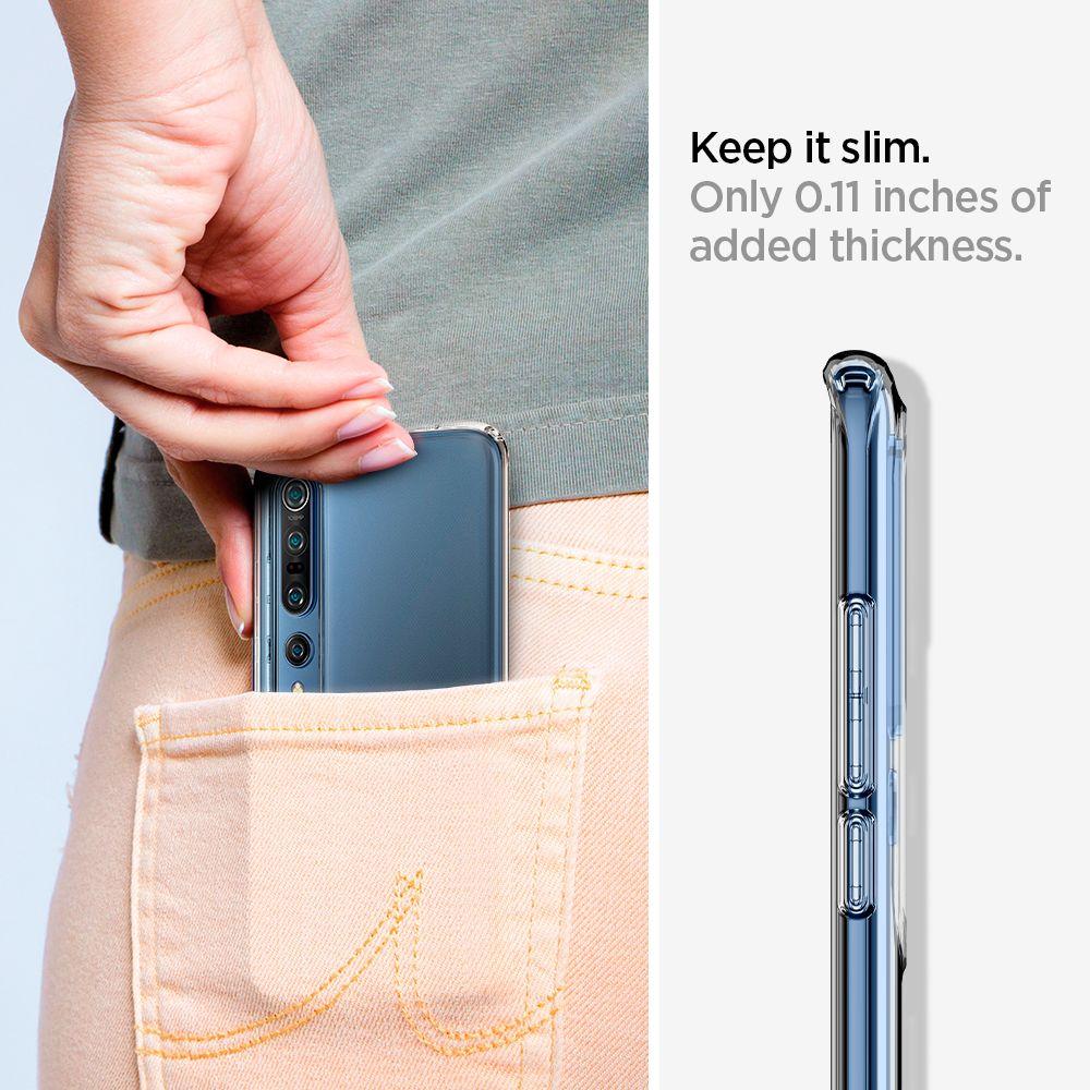 Spigen® Liquid Crystal™ ACS00863 Xiaomi Mi 10 Pro / Mi 10 Case - Crystal Clear