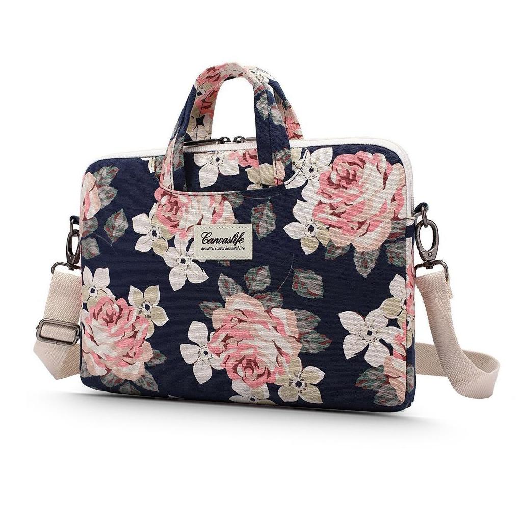 Canvaslife Laptop 16-inch / 15-inch Briefcase - Navy Rose