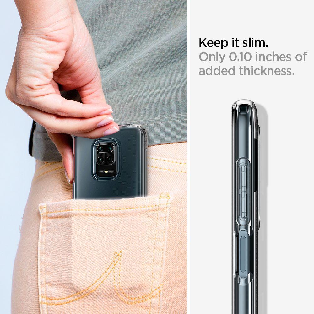 Spigen® Liquid Crystal™ ACS01190 Xiaomi Redmi Note 9S / 9 Pro / 9 Pro Max Case - Crystal Clear