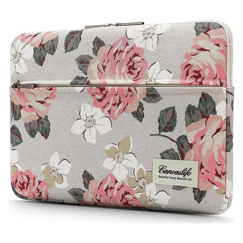 Canvaslife Laptop 16-inch / 15-inch Sleeve - White Rose