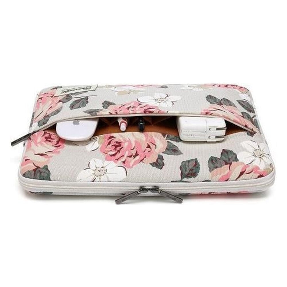 Canvaslife Laptop 16-inch / 15-inch Sleeve - White Rose