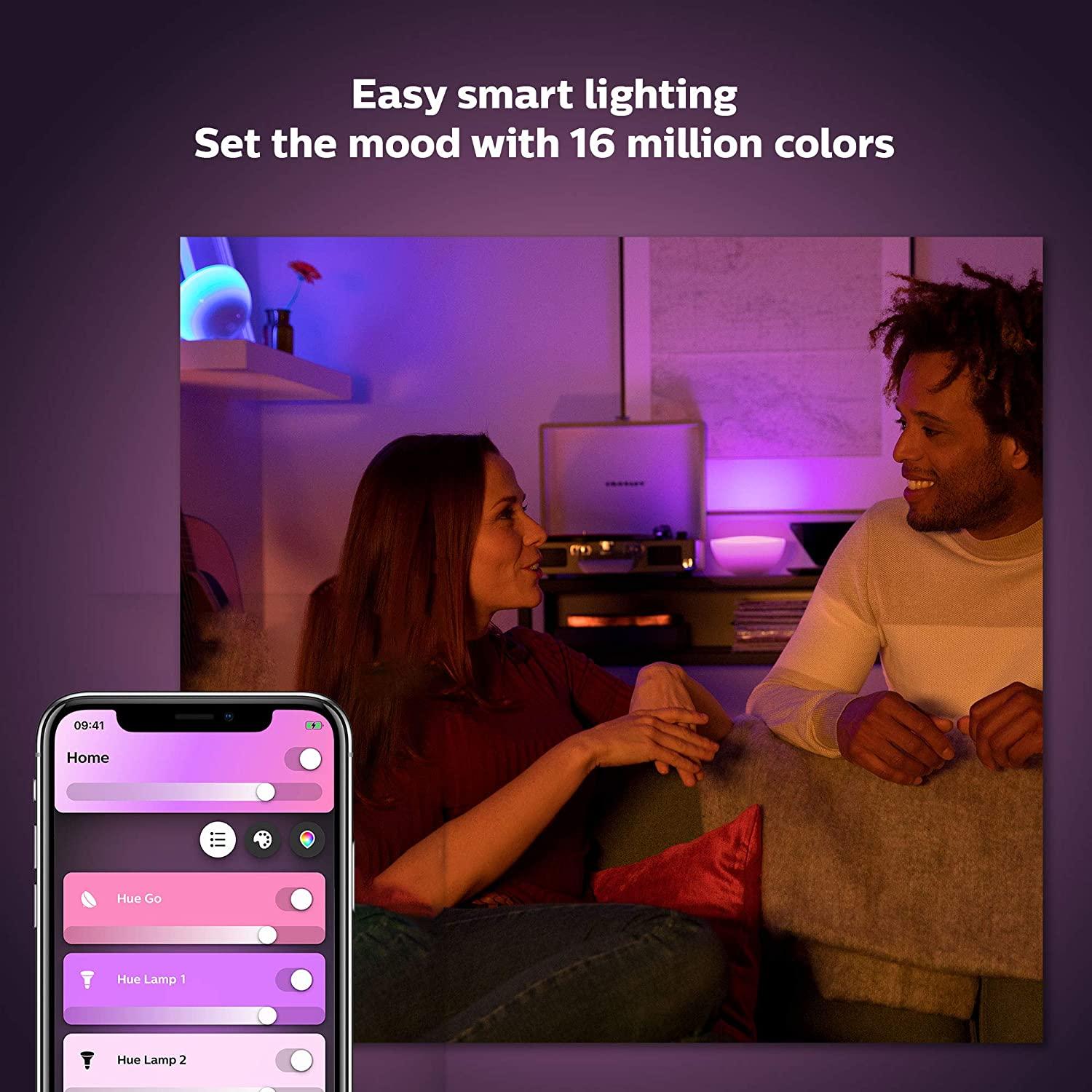 Philips Hue Go 2.0 Bluetooth - White and Color Ambiance