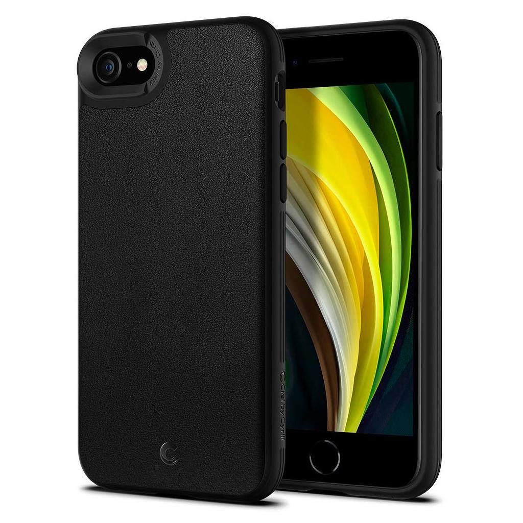 Spigen® Leather Brick by Cyrill Collection ACS00962 iPhone SE (2022 / 2020) / 8 / 7 Case - Black
