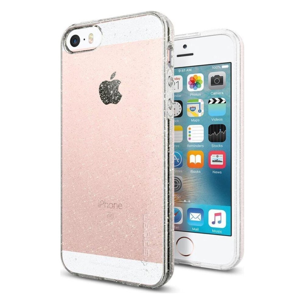 Spigen® Liquid Air™ Glitter 041CS21959 iPhone SE (2016) / 5s / 5 Case - Crystal Quartz