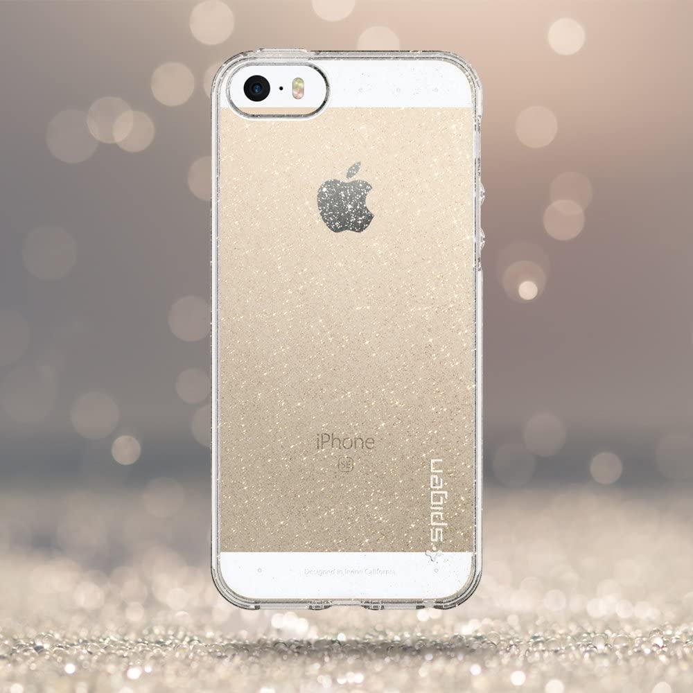 Spigen® Liquid Air™ Glitter 041CS21959 iPhone SE / 5s / 5 Case – Crystal Quartz