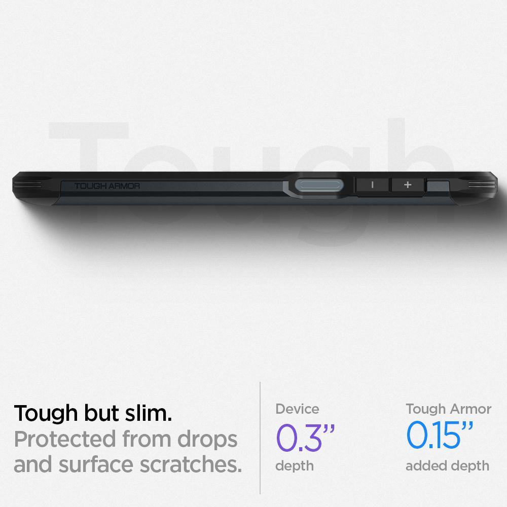 Spigen® Tough Armor™ ACS01281 Xiaomi Redmi Note 9S / 9 Pro / 9 Pro Max Case - Metal Slate