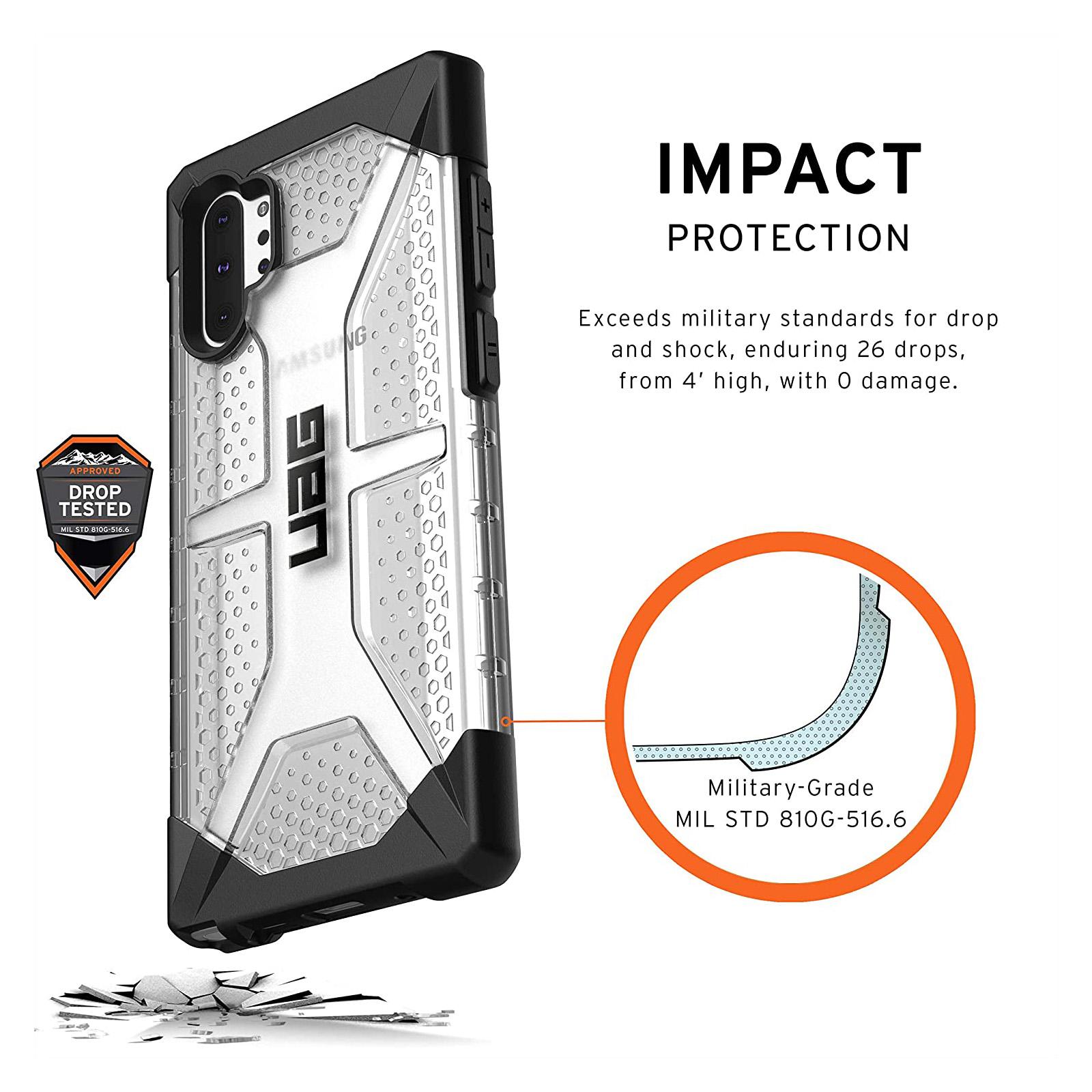 Urban Armor Gear (UAG) Plasma 211753114343 Samsung Galaxy Note 10+ Plus Case – Ice