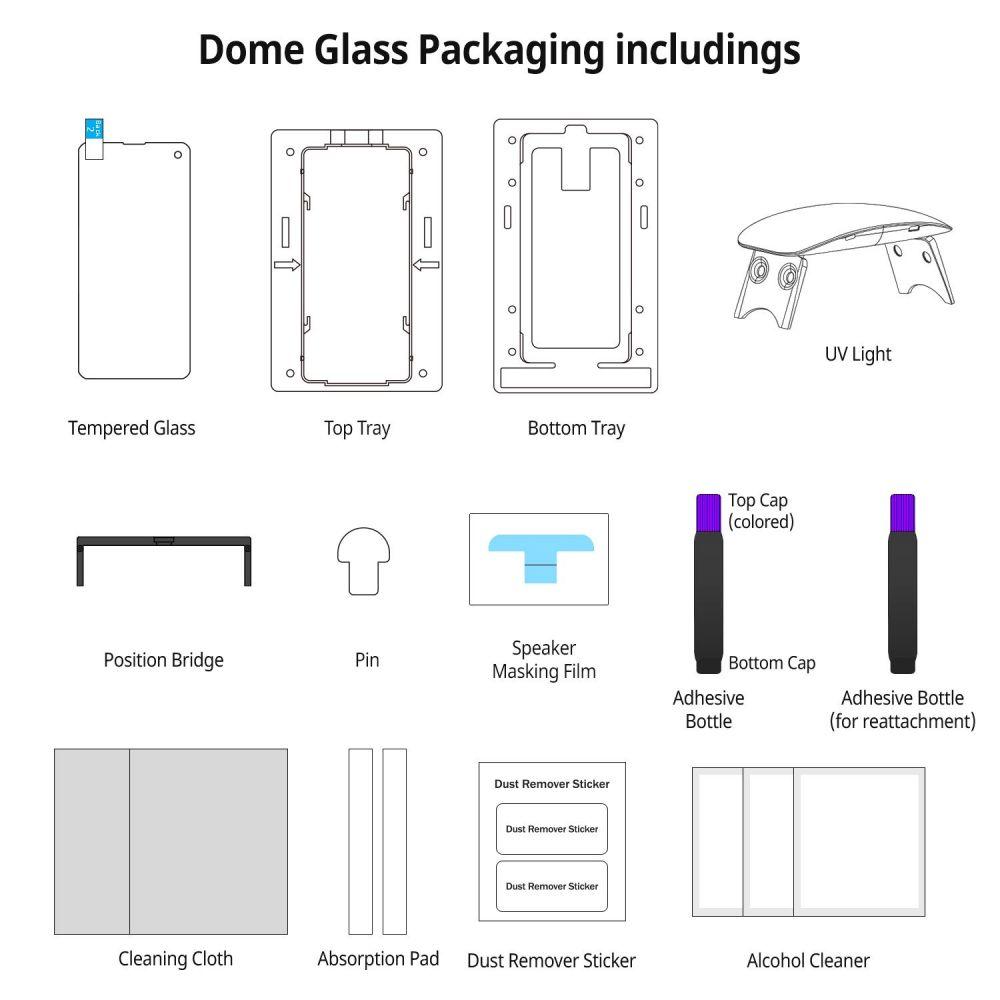 Whitestone Dome Glass™ Samsung Galaxy S10 Premium Tempered Glass Screen Protector