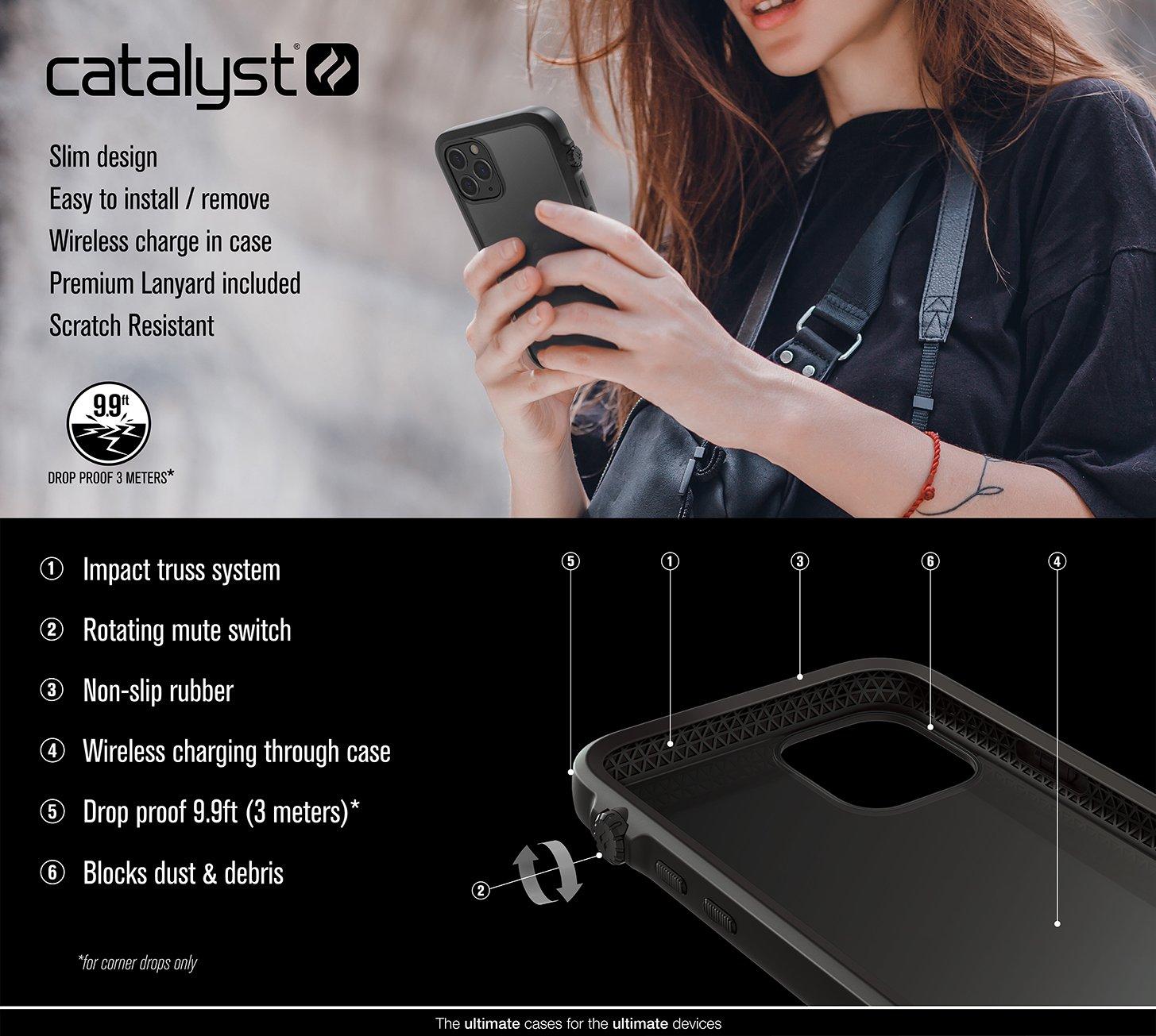 Catalyst Impact Protection iPhone 11 Pro Case - Stealth Black