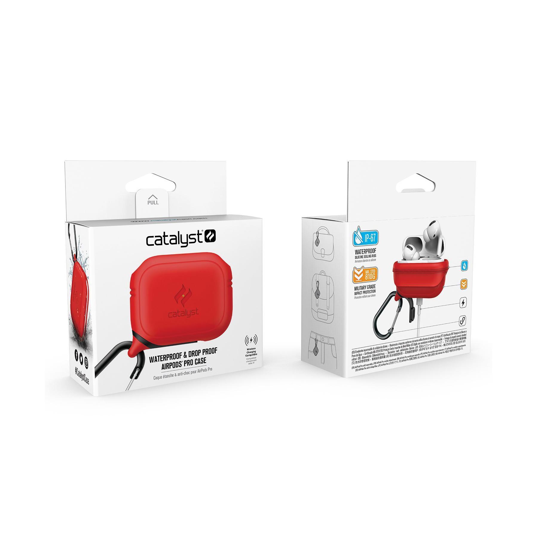 Catalyst Waterproof Apple AirPods Pro Case - Flame Red
