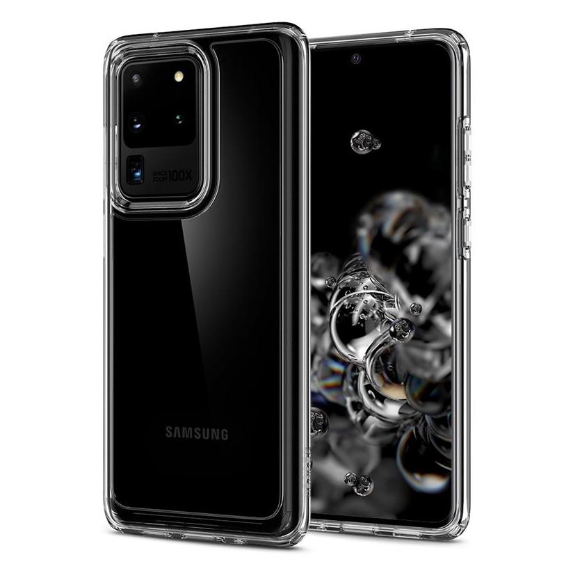 Spigen® Crystal Hybrid™ ACS00746 Samsung Galaxy S20 Ultra Case - Crystal Clear