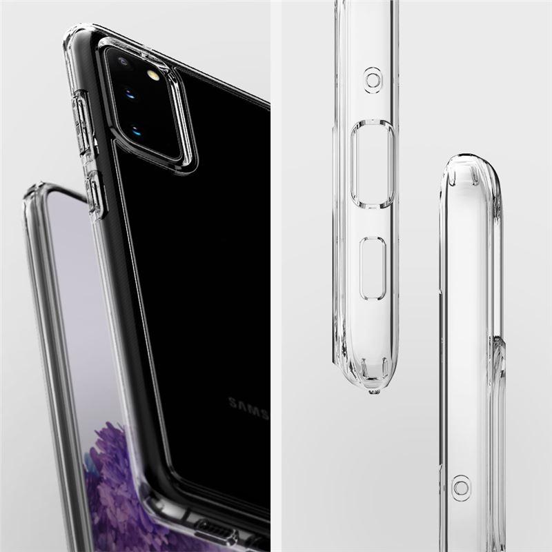 Spigen® Crystal Hybrid™ ACS00787 Samsung Galaxy S20+ Plus Case - Crystal Clear