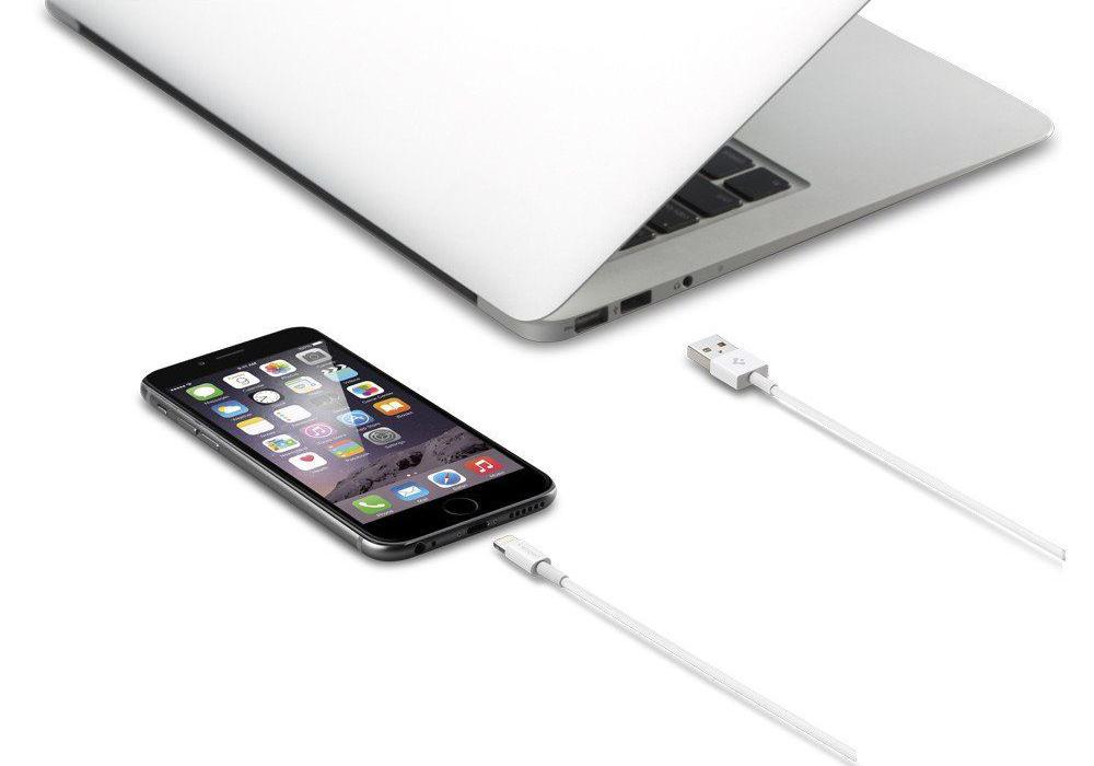 Spigen® Essential® C10LS SGP11575 Apple MFI Certified Lightning Fast Charging 1.0m Cable